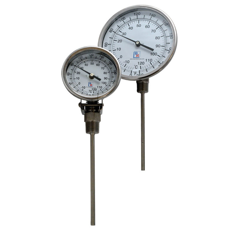 Model BR3A/BR5A BiMetal Thermometer Adjustable Angle Type