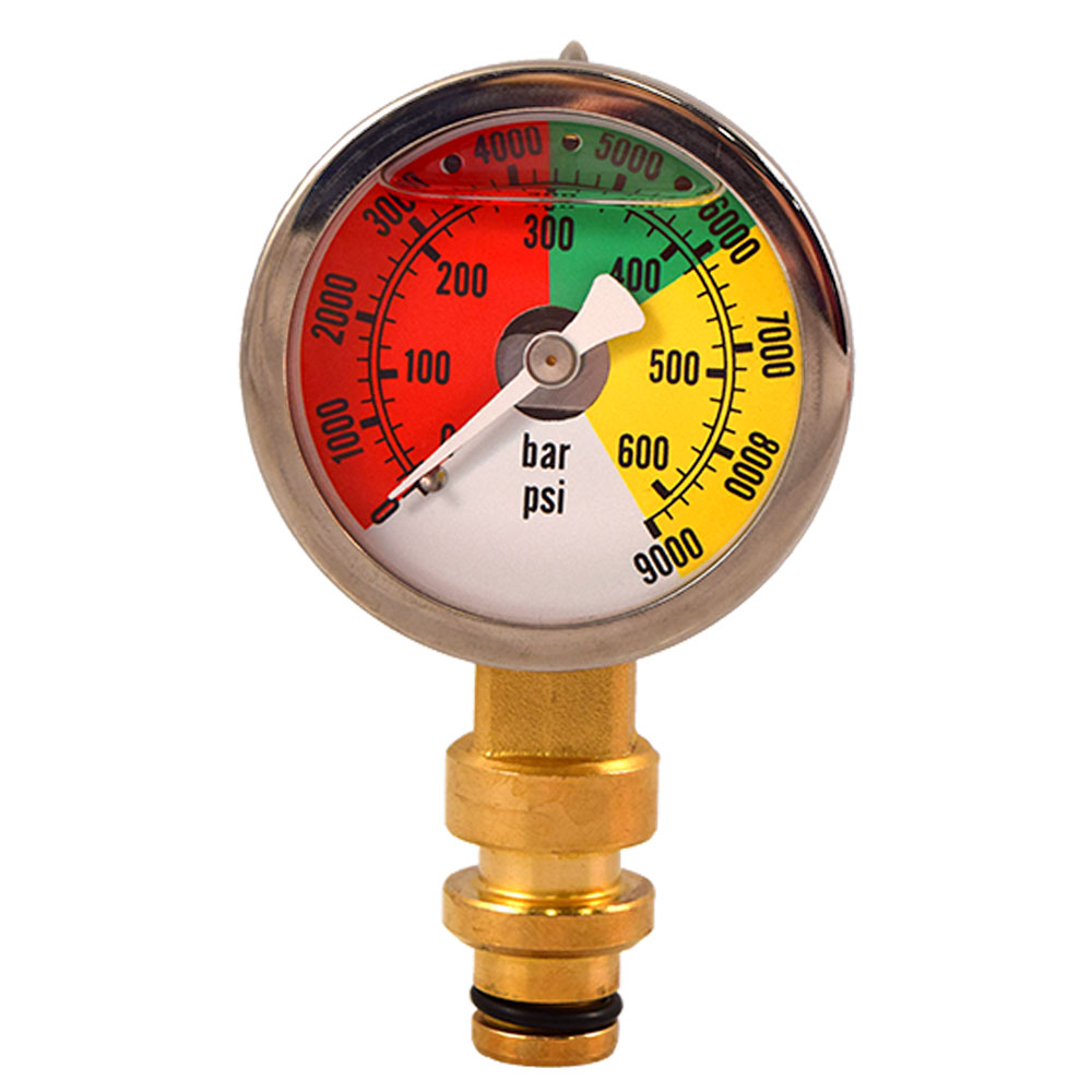 HVAC Gold Case Thermometer Liquid 2'' Aluminum 4.5'' 50 / 400 F