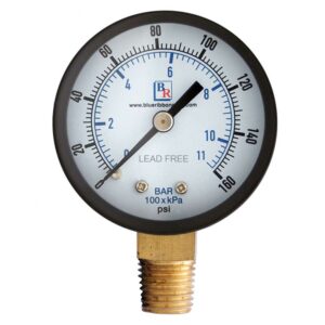 Model BRLF100D Lead Free Steel Utility Gauge