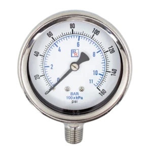 Model BR300 All Stainless Steel Gauge Image - Dry