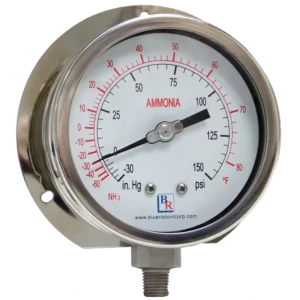 Model BR700 Dual Pressure-Temperature Ammonia Gauge Image